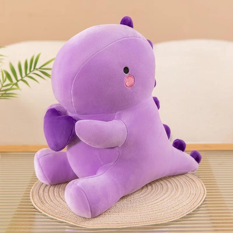 Сквиши Кавайная Плюшевая Кукла-Динозавр Игрушка Милые Мягкие Плюшевые Динозаврики Мультяшные Животные Детский День Рождения Мягкие Игрушки Куклы Patung Плюш