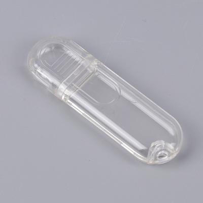 Маленький пластиковый корпус для прибора USB-накопитель Соединительная коробка Пластиковый прозрачный корпус для U-диска Пластиковый корпус для U-диска