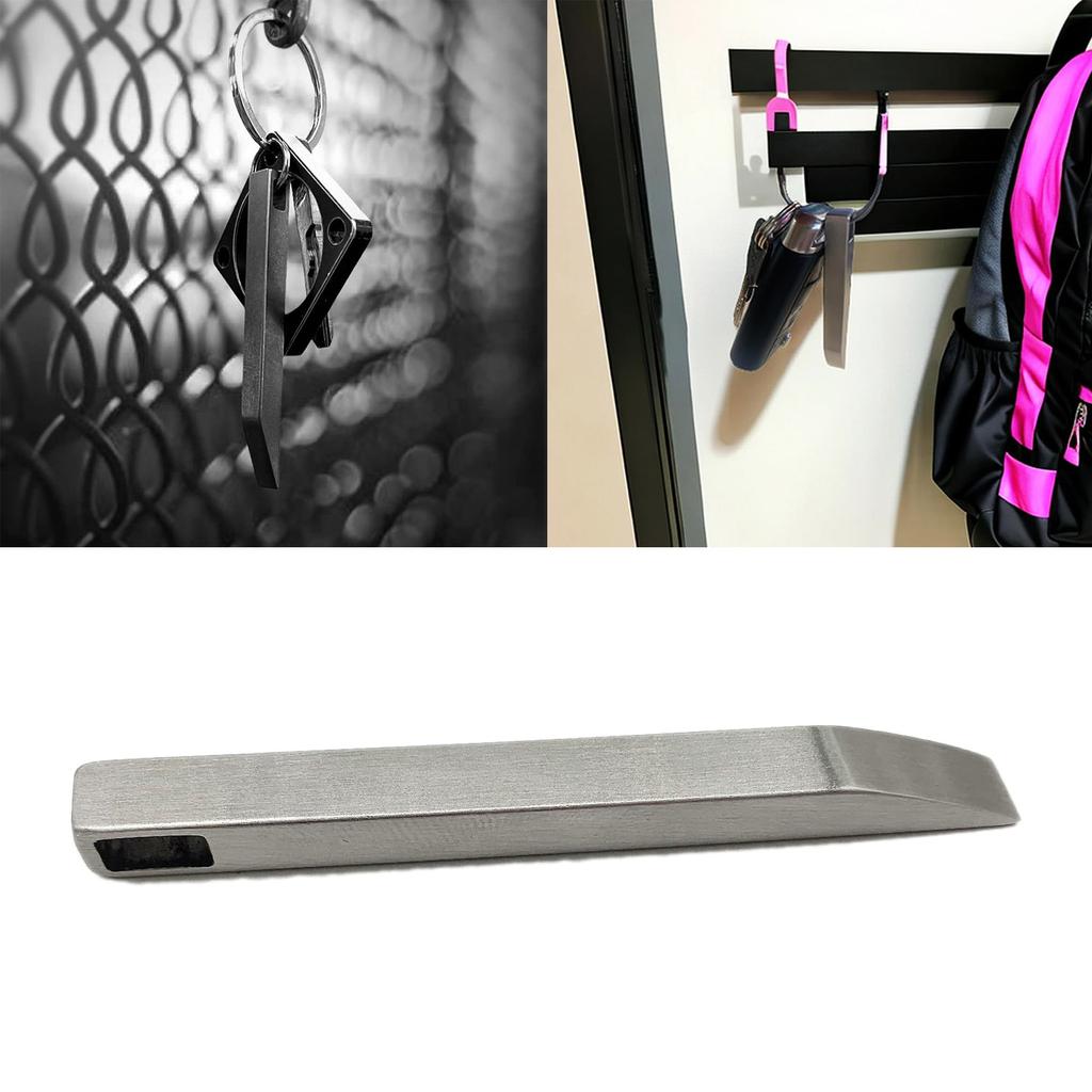 Mini Keychain Pry Bar Bottle Opener Tool Small Stainless Steel Key Chain Multitool Prybar Heavy Duty Keychain Prybar