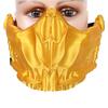 Fancy Dress Mortal Kombat 2 Scorpion Mask Cosplay For Men Masquerade Game MK2 Costume Accessories Halloween Man Fantasia Props