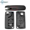 Superkey 10 шт. Замена для Peugeot Partner 207 307 308 407 807 Для Citroen C2 C3 C5 Berlingo Выкидной корпус для автомобильного ключа с пультом