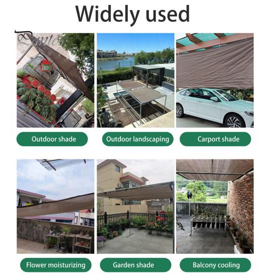 Grommets With Uv Cloth Sunshade Resistant Pergola Shade Cover Mesh Canopy Sun Shade Cloth For Patio Garden Backyard