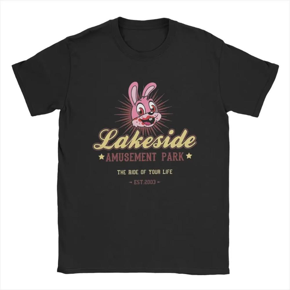 Мужская футболка Lakeside Park Silent Hill из хлопка, новинка, футболки с коротким рукавом и круглым вырезом, футболки в подарок на день рождения