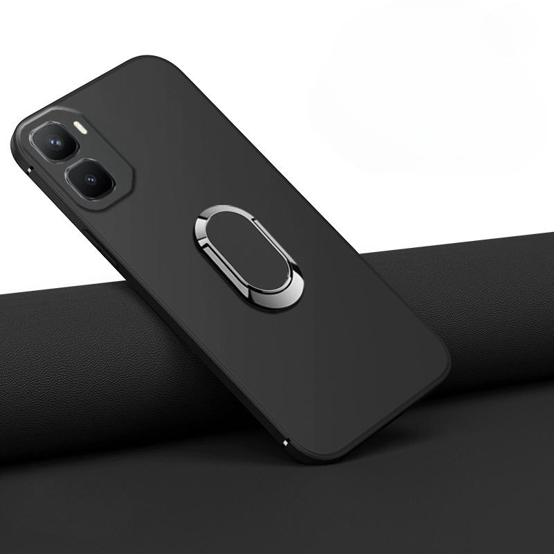 Для infinix GT 50 Pro Чехол Пальцевое Металлическое Кольцо Подставка Чехол для Телефона Автодержатель Матовый Мягкий Силиконовый Корпус для infinix GT 50 Pro Корпус Телефона