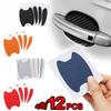 12/8/4Pcs Car Door Sticker Scratches Resistant Cover Auto Handle Protection Film Exterior Accessory
