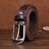 Leather Belt Personalized Design Extra Thick Beveled Retro Handmade Men's First-layer Cowhide Casual Pants Belt