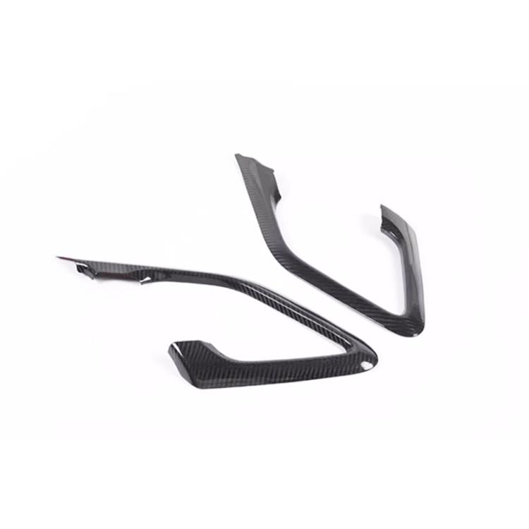 Real Carbon Fiber Car Window Glass Lift Handle Position Decorative Frame for Nissan GTR R35 2008-2016 Car Interior Accessories