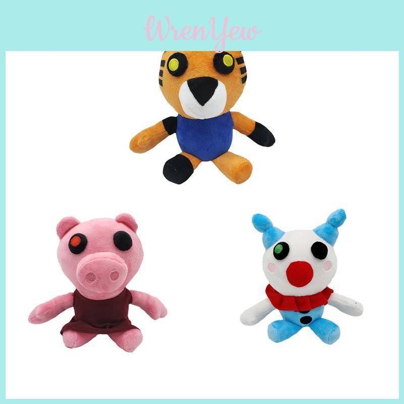 Очаровательная плюшевая игрушка Roblox Piggy, Тигр, Клоун, Мягкая кукла, Отличный подарок для детей, фанатов