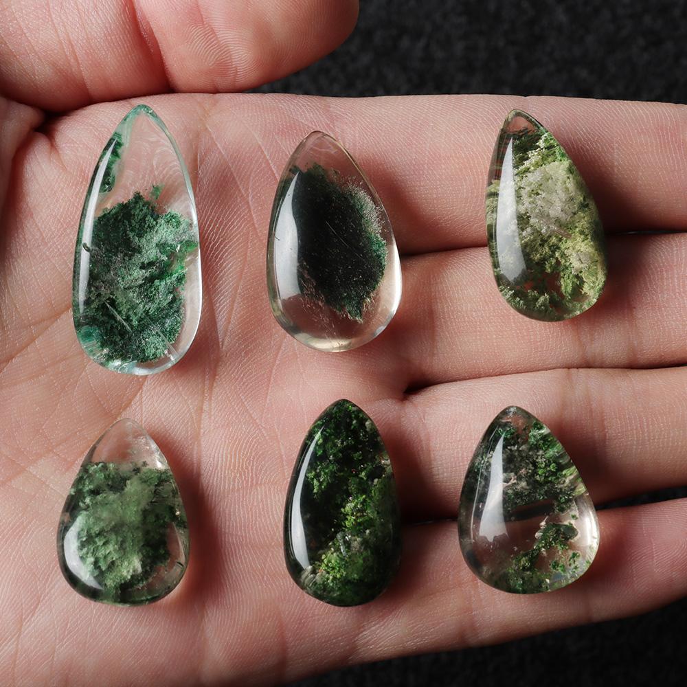 Декор Образец Драгоценного Камня Коллекционные Изделия Натуральный Призрачный Кристалл Кварц Фантомный Камень Лечебный Кулон