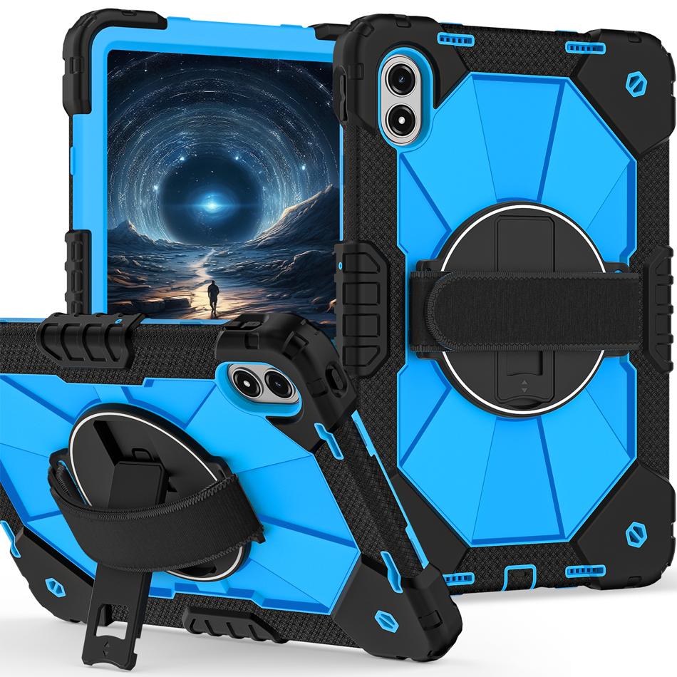 360 Rotation Handle Stand Tablet Case for Xiaomi Mi Pad 7 Pro Redmi Pad 2 Pro Poco 12.1 SE 8.7 Inch Case Shockproof Hard Cover