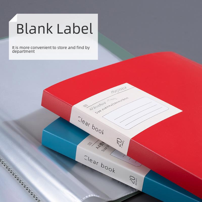 Очень толстая папка формата A4 из полипропилена с многослойной конструкцией для музыки, контрольных работ и архивов - Доступны разные цвета