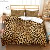 Animal Texture Leopard Zebra Pattern 3D Printing Quilt Cover Bedding Set Soft and Comfortable Duvet Cover Bedspread Set