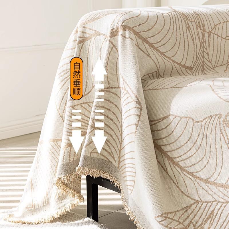 Stylish Durable Sofa Cover Soft Sofa Towel Universal Futon Couch Cover Blanket for Loveseat Breathable Slipcover Chair Protector