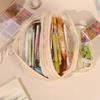 Large Capacity Three Layers Pencil Bag Case Zipper Stationery Bag for Children Kids Pens Storage Students School Supplies
