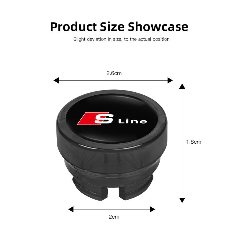 Car Cigarette Lighter Decoration Cover DustProof Cap For f2 S Line A7 A3 A6 S8 TTS S5 Q8 Q4 Q5 A8L Q7 SQ2 A5 A4 S4 S6 SQ5 S7 S