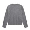 Women's French Fashion Long Sleeved Round Neck Soft Knit Sweater