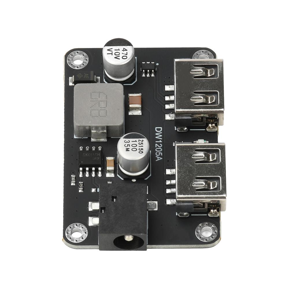 DC6-30V Dual USB Fast Charge Step-down Module 9V 12V2 4V To 5V 5A Car Phone Charging