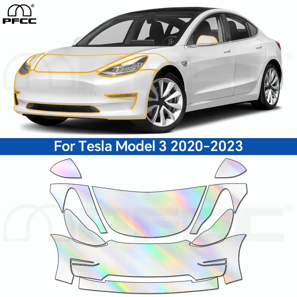Для Tesla Model Y Juniper 2025 2026 Model 3 X S Защитная пленка для краски из ТПУ против царапин Clear Bra Предотформованная PPF Устойчивое покрытие