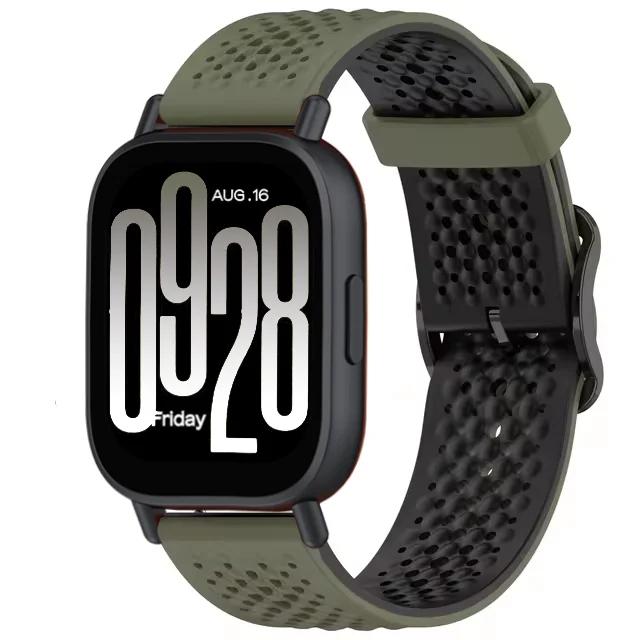 22 мм 20 мм Спортивный ремешок для Redmi Watch 5 Lite Дышащий силиконовый браслет Аксессуары для Redmi Watch 5 Active Ремешки Correa
