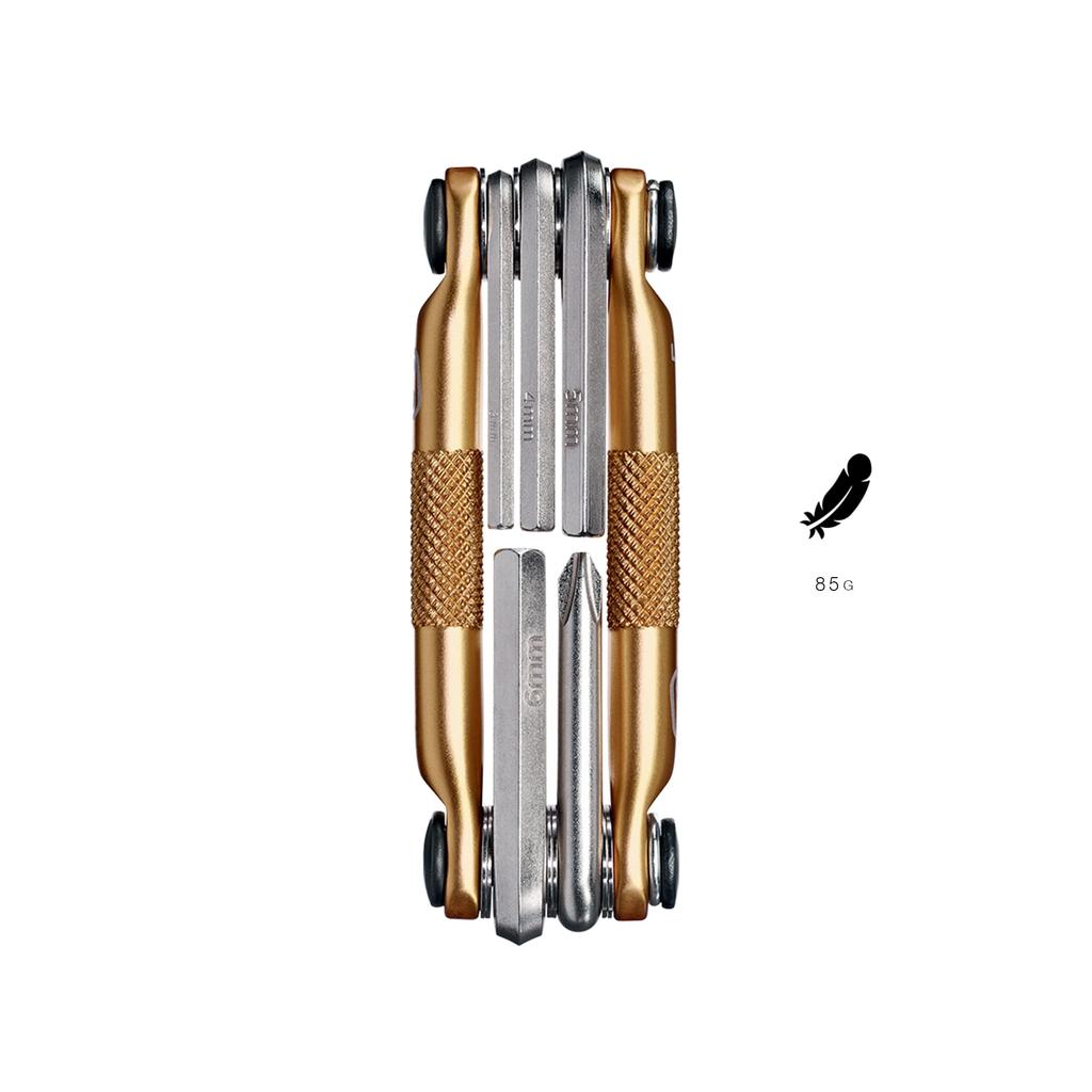 CRANK BROTHERS Набор велосипедных инструментов, Многофункциональный, Инструмент для обслуживания и ремонта, Портативный инструмент, Мульти-5, Золотой