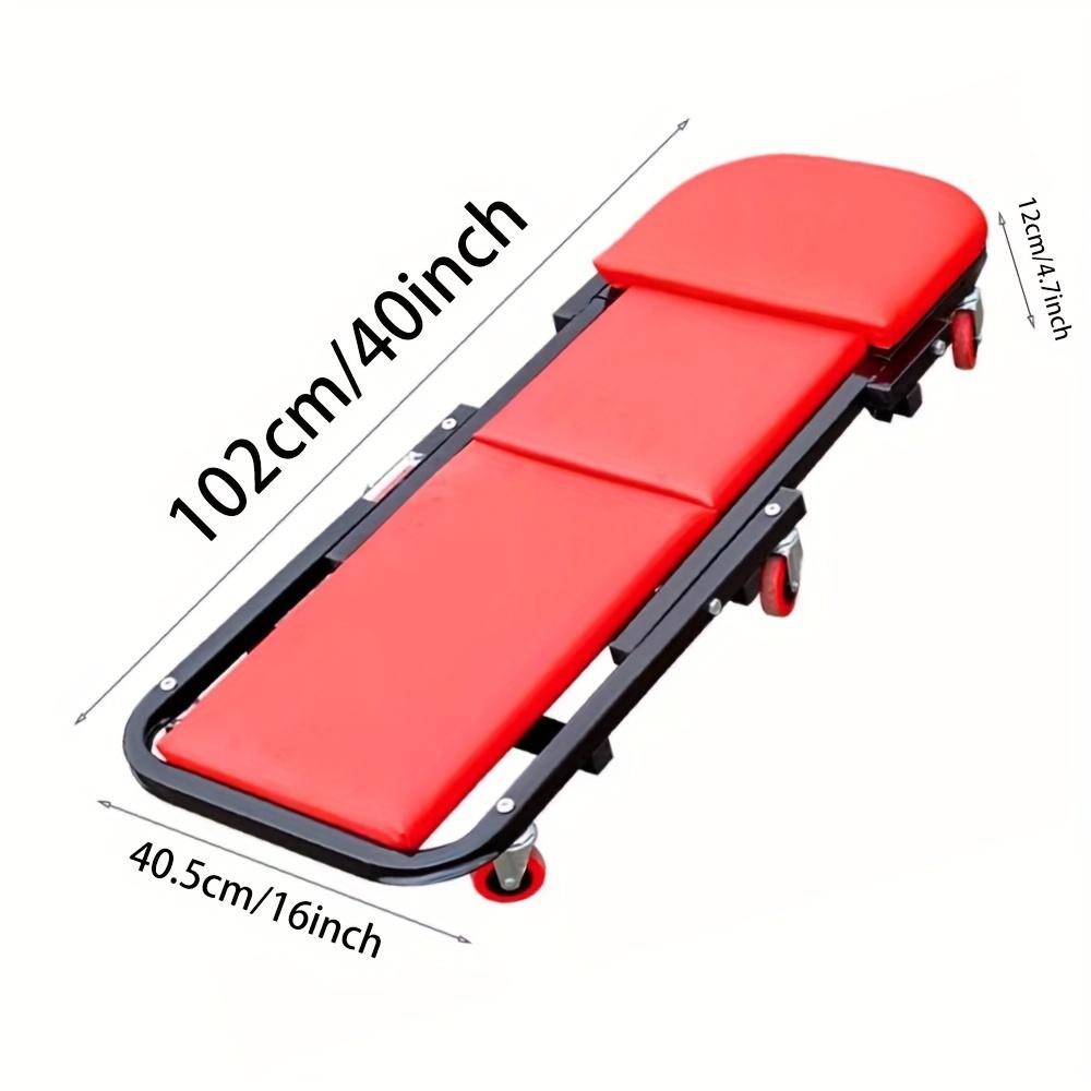 40 дюймов ИНСТРУМЕНТЫ для авторемонта, 2 В 1 Перекатной Складной Автомобильный Лежак/Сиденье, 6 шт. 2" Роликов, Регулируемый Перекатной Складной Механический Лежак