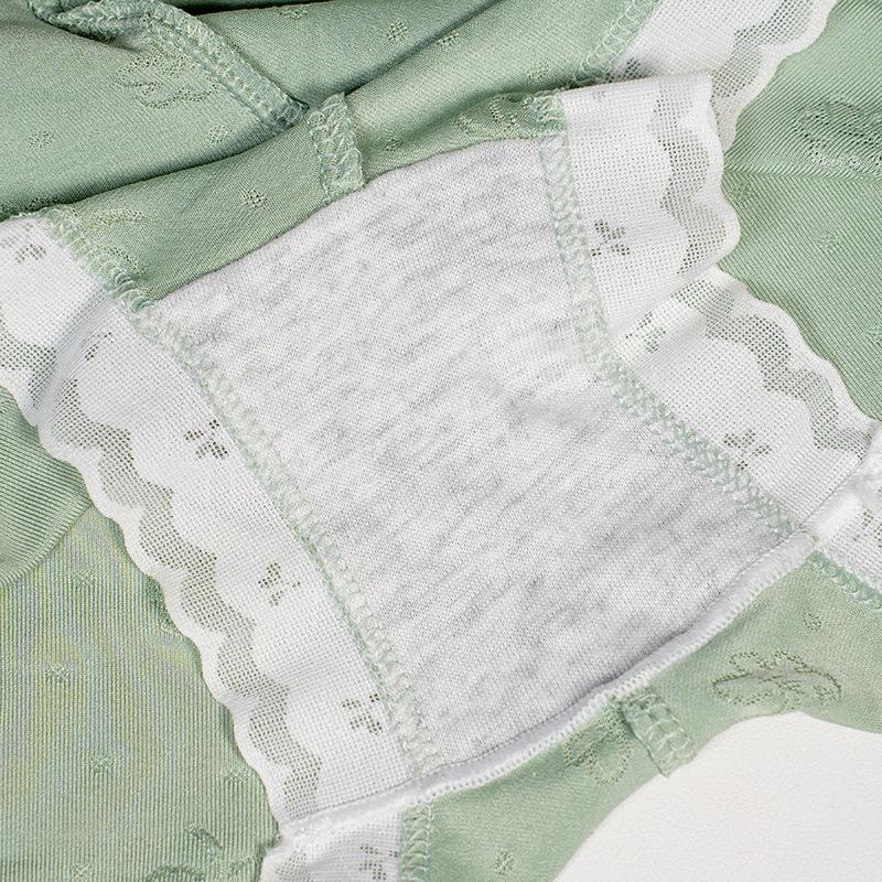 Сексуальные мягкие трусики из ледяного шелка для женщин, тонкие, дышащие, со средней посадкой, из чистого хлопка, быстросохнущие, большого размера, женские дышащие трусики с обхватом бедер