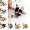 Cat Puppy Dog Badge Holder Retractable Easy Pull Buckle Cute Nurse Badge Reel  Doctor Students