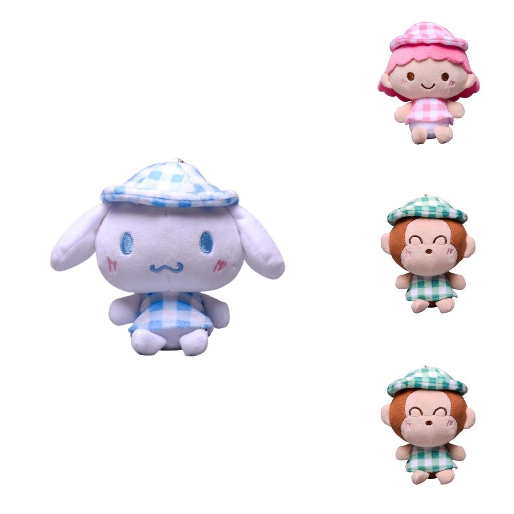 Милая Плюшевая Кукла-Подвеска Sanrio Куроми Мелоди Синнаморолл Для Украшения Сумки и Брелока