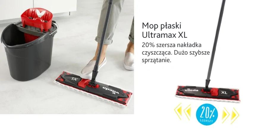Vileda Telescopic Flat Mop Ultramax XL