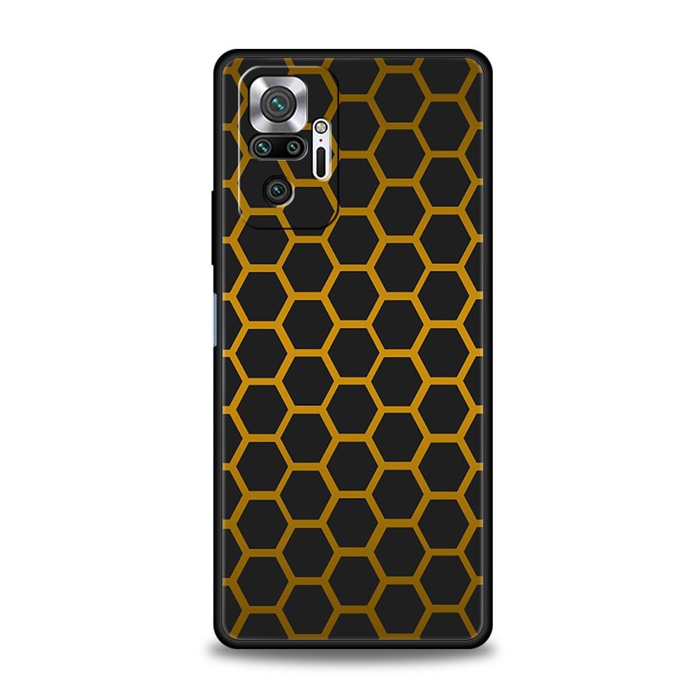 Чехол для телефона для Xiaomi Redmi Note 14 13 12 Pro Plus 5G 9S 9 10 11 4G 14C 13C 12C 10C 9C 9A Мягкий чехол Сотовый узор