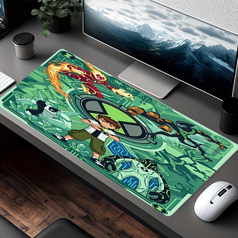 Ben 10 Cartoon Print Mouse Pad, for Keyboard Pad Laptop PC Mat for Office Home Use, Desk Decor, Perfect Birthday Gift for Gamers