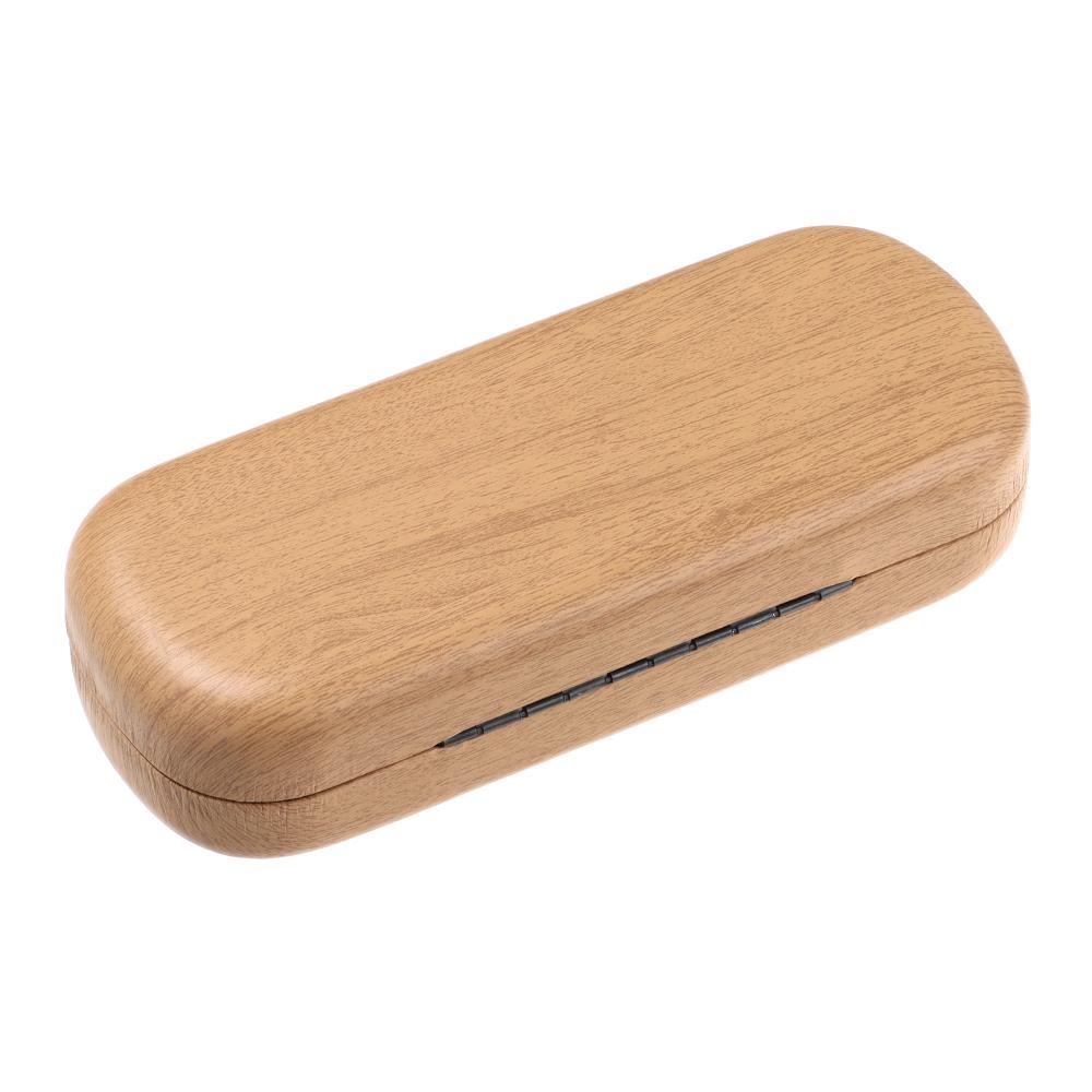 Fashion Large Capacity Waterproof Glasses Box Wood Grain Eyeglasses Case Glasses Holder