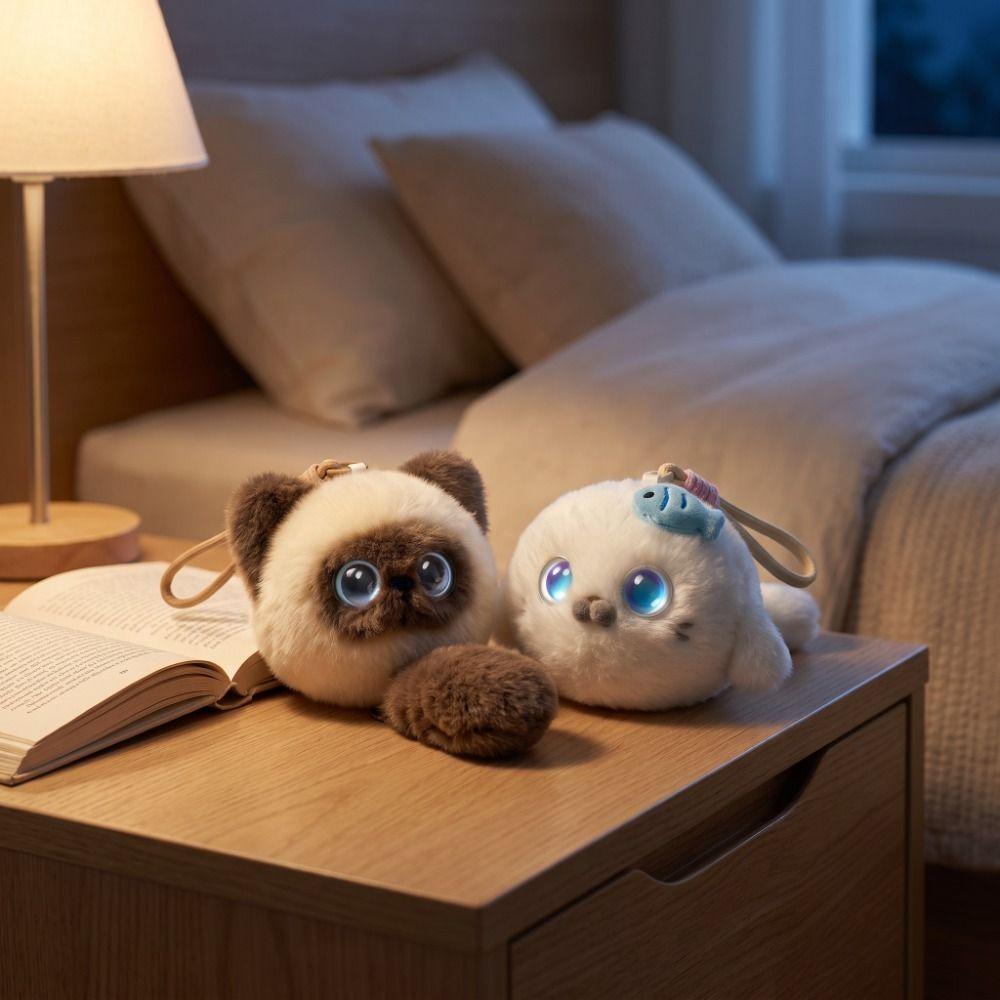 Intelligent Voice Communication AI Cat Spirit Pendant Children's Companion Doll