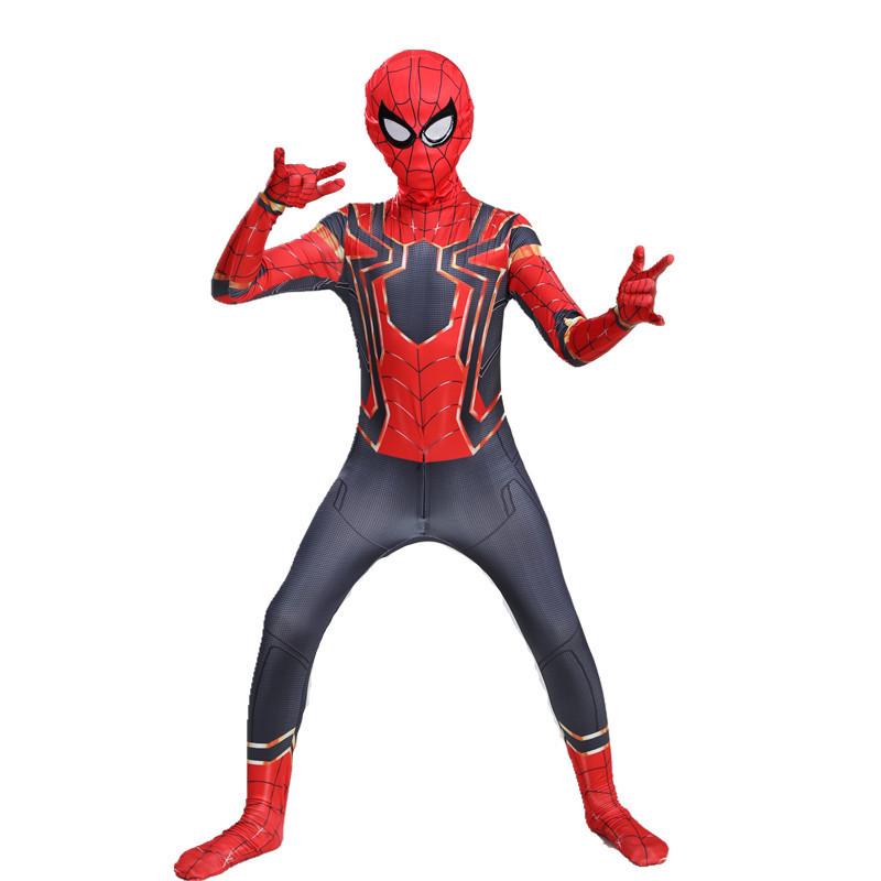Halloween Star-Shine Spider-Man Jumpsuit: Far From Home Cosplay Miles & Gwen