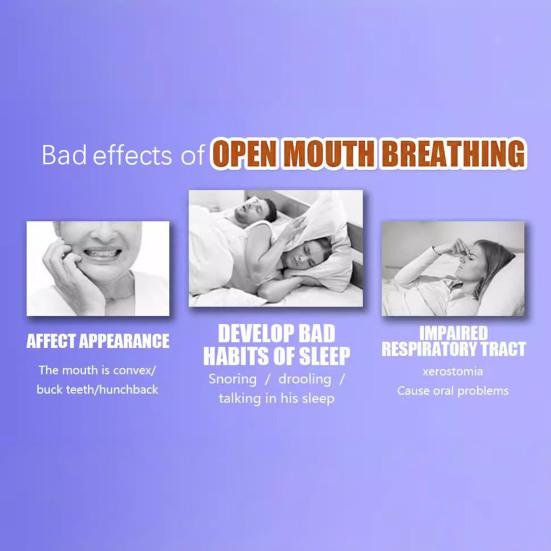 60 шт. Пластырь для сна против храпа, облегчающий заложенность носа, дышащий, гипоаллергенный, безболезненный, для снятия сна