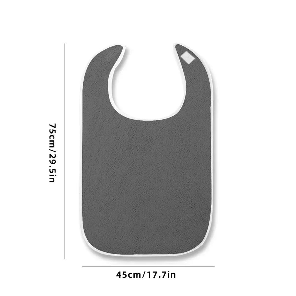 Anti-fouling Bib for Men and Women Adjustable The Elderly Apron for Eating When Sick Adult Specific Neck Care Bib Hospital