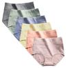 Raefill Set of Size 2L Women's Deep-Fit Panties, 100% Cotton, High-Waisted Panties, 6,
