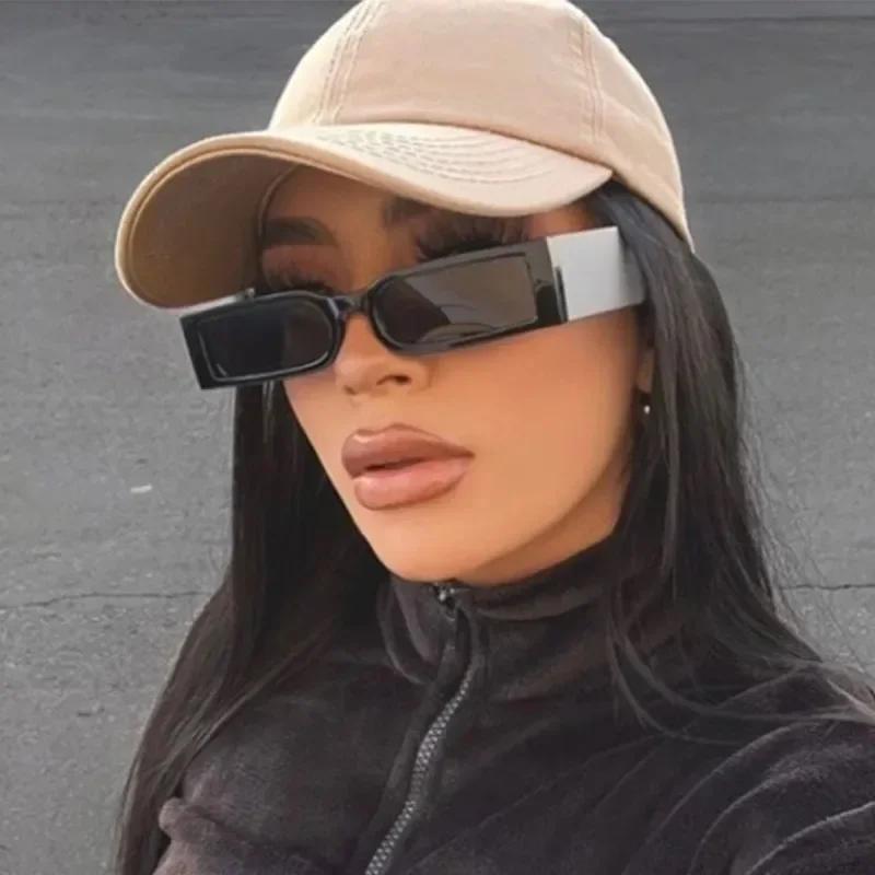 Fashion Women Men Square Sunglasses Retro Cat Eye Vintage Black Sun Glasses Female Male Eyewear