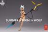 SNAIL SHELL WOLF 001 Swimsuit Body and Weapon Set Scale and POM Painted Movable Figure G.N.PROJECT 1/12 PVC, ABS,
