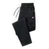 Men's Fleece-Lined Winter Sweatpants - Lambswool Plus Size, Loose Fit, Straight-Leg Casual Pants