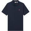 Levis Casual Comfortable Solid Color Simple Short Sleeve Polo Shirt Men Polo Shirts Navy-Blue 004KC-0002