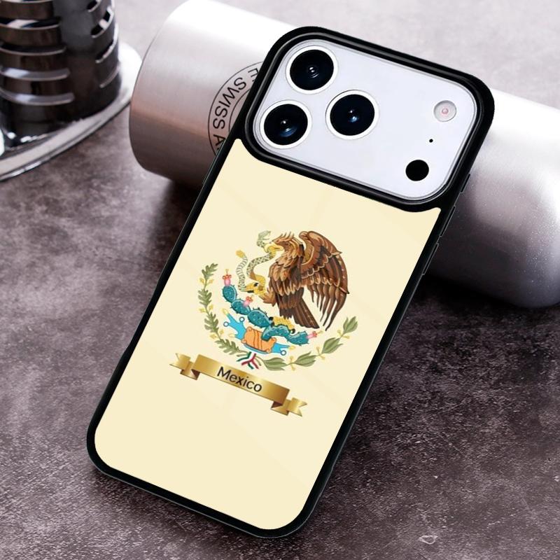 Mexico Flag Phone Case for iPhone 17 16 15 Pro Max Air 14 13 12 11 Plus Shockproof Capa Cover