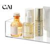 Bathroom Mirror Cabinet Storage Box, Highly Transparent Thickened PET Container, Stackable Clear Cosmetic Sample Holders Waterproof Organizer
