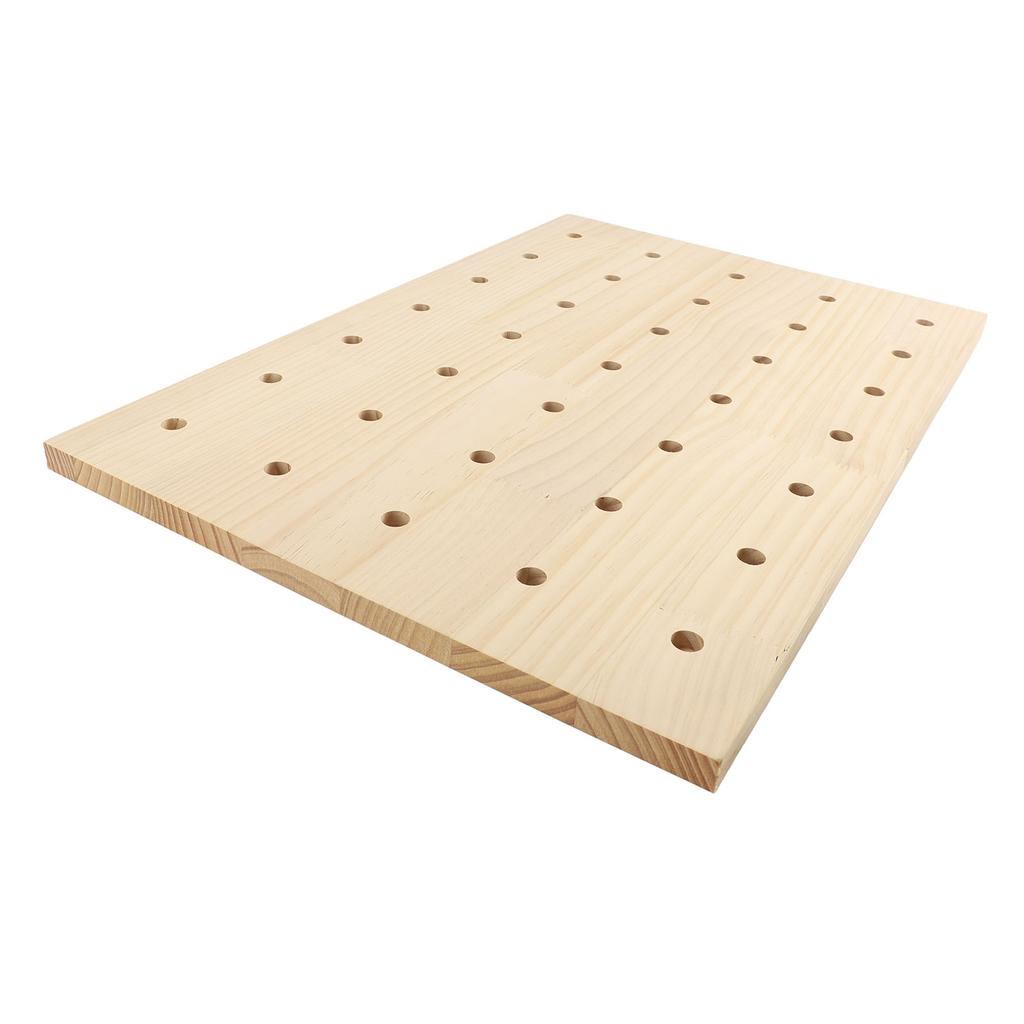 Комплект деревянных перфорированных панелей 40x60 см настенная панель для хранения и демонстрации, органайзер из деревянных перфорированных панелей для бутылок и чашек