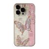 Новый китайский масляный порошковый бабочка подходит для чехла iPhone 16promax iPhone15pro персонализированного 14plus.