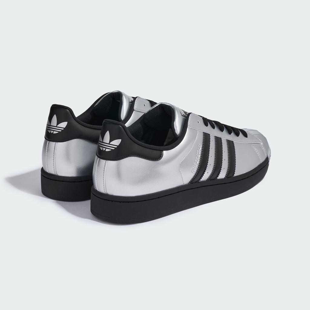 adidas Superstar II Металлический Серебристый Черный Серебристый Носок