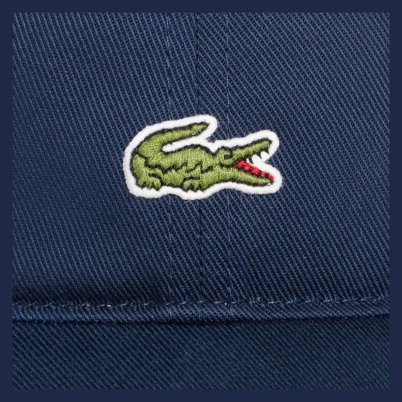 Lacoste Хлопковая бейсболка унисекс, шестипанельный дизайн с вышивкой в азиатском стиле, для пары, разноцветная, спортивная, мультиколор RK7390-56N