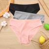 3PCS/Set Cotton Panties Women Briefs Jacquard Design Women Panties Sexy Female Underpants Solid Color Intimate Pantys S-XL