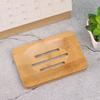 Home Toilet Wash Shower Soap Tray Container Soap Dish Box Bamboo Box