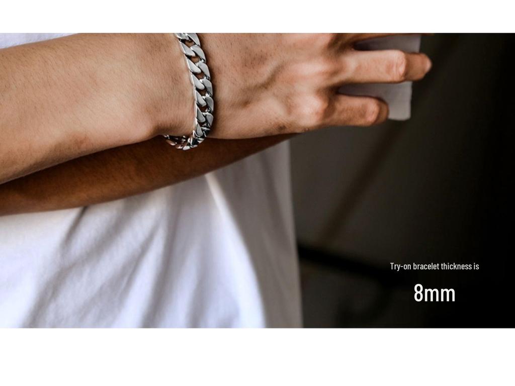 Sterling Silver Cuban Chain: Unisex, Retro Style, Snap Closure, 925 Silver Craftsmanship.